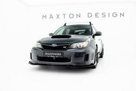 Maxton Design Street Pro Front Splitter + Flaps Subaru Impreza WRX STI Mk3 Facelift SUIM3FWRXSTICNC-FD1B+FSF1G