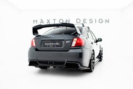 Maxton Design Rear Splitter (with vertical bars) Subaru Impreza WRX STI Mk3 Facelift SU-IM-3F-WRX-STI-RD1G+RD2G
