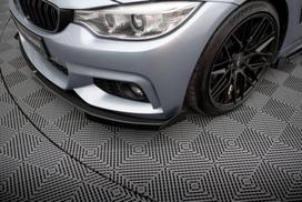 Maxton Design Front Flaps BMW 4 Coupe / Gran Coupe / Cabrio M-Pack F32 / F36 / F33 BM4F32MPACKCNC-FSF1G