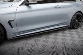 Maxton Design Side Skirts Diffusers V.2 BMW 4 Coupe / Gran Coupe / Cabrio M-Pack F32 / F36 / F33 BM-4-F32-MPACK-SD2G