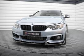 Maxton Design Front Splitter V.4 BMW 4 Coupe / Gran Coupe / Cabrio M-Pack F32 / F36 / F33 BM-4-F32-MPACK-FD4G