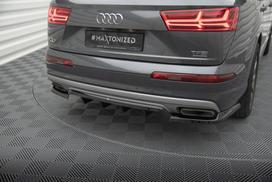 Maxton Design Rear Splitter (with vertical bars) Audi Q7 Mk2 AU-Q7-2-RD1G+RD2G