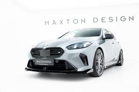 Maxton Design Street Pro Front Splitter + Flaps BMW M135i F70 BM170MPACKCNC-FD1B+FSF1G