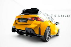 Maxton Design Street Pro Rear Diffuser + Flaps BMW 1 M-Pack F70 BM170MPACKCNC-RS1B+RSF1G