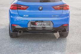 Maxton Design Rear Splitter for BMW X2 F39 M-Pack BM-X2-39-MPACK-RD1G