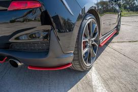 Maxton Design Rear Side Splitters V.2 Hyundai I30 N Mk3 Hatchback HY-I30-3-N-RSD2RED
