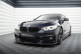 Maxton Design Front Splitter V.5 BMW 4 Coupe / Gran Coupe / Cabrio M-Pack F32 / F36 / F33 BM-4-F36-GC-MPACK-FD1G