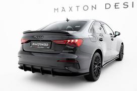 Maxton Design Street Pro Rear Diffuser Audi A3 Sedan 8Y AUA38YSCNC-RS1B+BRBI