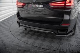 Maxton Design Rear Splitter (with vertical bars) BMW X5 M-Pack F15 BM-X5-15-M-RD1G+RD2G