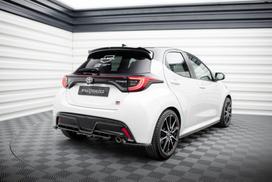 Maxton Design Rear Splitter (with vertical bars) Toyota Yaris GR Sport Mk4 TO-YA-4-GRSPORT-RSD1G+RD1G