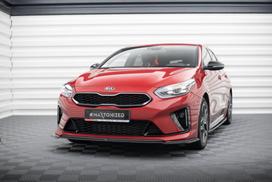Maxton Design Front Splitter V.2 Kia Ceed GT / GT-Line Mk3 / Proceed Mk1 KI-CE-3-PRO-GT-FD2G