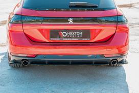 Maxton Design Rear Splitter(without vertical bars) Peugeot 508 Petrol Mk2 PE-508-2-GT-SW-RD1G