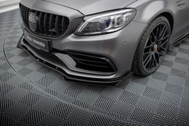 Maxton Design Front Flaps Mercedes-AMG C63 Sedan / Estate W205 Facelift MEC205F63CNC-FSF1G