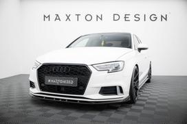 Maxton Design Front Splitter Audi A3 Sedan 8V Facelift AU-A3-8VF-S-FD1G