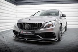 Maxton Design Front Splitter V.1 Mercedes-AMG C63 Sedan / Estate W205 Facelift ME-C-205F-63-FD1G