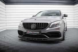 Maxton Design Street Pro Front Splitter Mercedes-AMG C63 Sedan / Estate W205 Facelift MEC205F63CNC-FD1B