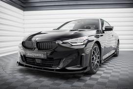Maxton Design Street Pro Front Splitter + Flaps BMW 2 Coupe G42 BM2G42CNC-FD1B+FSF1G