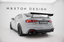 Maxton Design Carbon Spoiler With External Brackets Uprights V.2 Audi A5 / A5 S-Line / S5 / RS5 Coupe F5 / F5 Facelift CF-AU-S5-2F-C-WING5-EXT-245-P-2