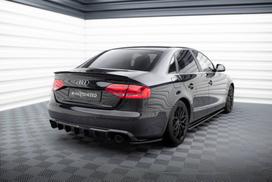 Maxton Design Rear Valance Audi A4 B8 (Version with single exhausts on two sides) AU-A4-B8-RS1GO_O
