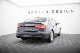 Maxton Design Rear Valance Audi A4 B8 Facelift (Version with single exhausts on both sides) AU-A4-B8F-RS1GO_O