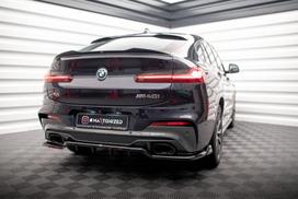 Maxton Design Rear Splitter (with vertical bars) V.2 BMW X4 M40i G02 BM-X4-02-MPACK-RD2G+RD3G