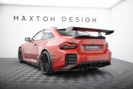 Maxton Design Carbon Spoiler With Upper Swan Mounting BMW M2 G87 CF-BM-M2-G87-WING5-UPP-245-P