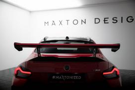 Maxton Design Carbon Spoiler With Internal Brackets Uprights + LED BMW M2 G87 CF-BM-M2-G87-WING5-INT-245-P+LED