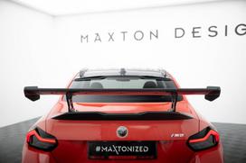 Maxton Design Carbon Spoiler With Internal Brackets Uprights BMW M2 G87 CF-BM-M2-G87-WING5-INT-245-P