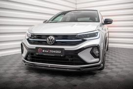 Maxton Design Front Splitter Volkswagen Taigo R-Line Mk1 VW-TA-1-RLINE-FD1G+FD1RG
