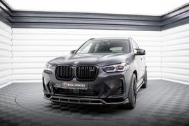 Maxton Design Front Splitter BMW X3 M-Pack G01 Facelift / iX3 M-Pack G08 Facelift BM-X3-01F-MPACK-FD1G+FD1RG