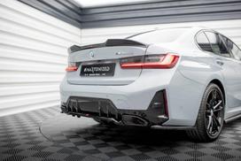 Maxton Design Rear Splitter (with vertical bars) V.1 BMW M340i G20 / G21 Facelift BM-3-20F-M-RD1G+RD2G