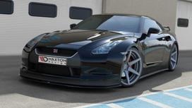 Maxton Design FRONT SPLITTER V.2 NISSAN GT-R PREFACE COUPE (R35-SERIES) NI-GTR-3-FD2G