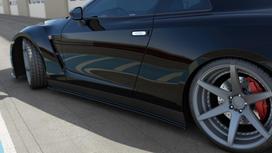 Maxton Design SIDE SKIRTS DIFFUSERS NISSAN GT-R PREFACE COUPE (R35-SERIES) NI-GTR-3-SD1G