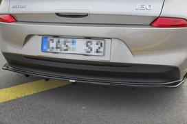 Maxton Design Rear Splitter (WITH VERTICAL BARS) HYUNDAI I30 MK3 HATCHBACK HY-I30-3-RD1+RD2G