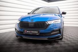 Maxton Design Front Splitter V.2 Skoda Octavia Sportline Mk4 SK-OC-4-SL-K-FD2G