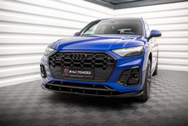 Maxton Design Front Splitter V.2 Audi SQ5 / Q5 S-Line SUV / Sportback Mk2 Facelift AU-SQ5-2F-SB-FD2G