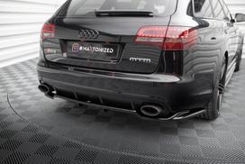 Maxton Design Rear Splitter (with vertical bars) Audi RS6 Avant C6 AU-RS6-C6-RD1G+RD2G