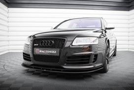 Maxton Design Street Pro Front Splitter Audi RS6 Avant C6 AURS6C6CNC-FD3B