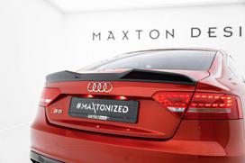 Maxton Design Spoiler Cap 3D Audi A5 Sportback S-Line / S5 8T / 8T Facelift AU-A5-1F-SLINE-SB-CAP2G