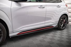 Maxton Design Side Skirts Diffusers V.1 + Flaps Hyundai Kona N Mk1 HY-KO-1-N-SD1G+SF1B