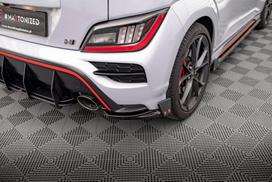 Maxton Design Rear Side Splitters V.1 + Flaps Hyundai Kona N Mk1 HY-KO-1-N-RSD1G+RSF1B
