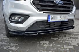 Maxton Design Front Splitter V.1 Ford Transit Custom Mk1 Facelift / Tourneo Custom Mk1 Facelift FO-TRC-1F-FD1G+FD1RG