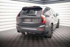 Maxton Design Rear Splitter (with vertical bars) Volvo XC90 R-Design Mk2 Facelift VO-XC90-2F-RDESIGN-RD1G+RD2G