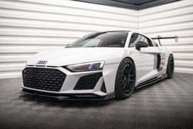 Maxton Design Front Splitter V.3 + Flaps Audi R8 Mk2 Facelift AU-R8-2F-FD4G+FD4RG+FSF