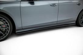Maxton Design Side Skirts Diffusers Audi S8 / A8 S-Line D5 Facelift AU-S8-D5-SD1G