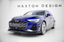 Maxton Design Front Splitter V.3 Audi A3 S-Line Sedan / S3 Sedan 8Y Facelift AU-S3-8YF-S-FD3G