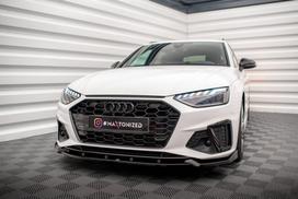 Maxton Design Front Splitter V.1 Audi A4 S-Line / S4 B9 Facelift AU-A4-B9F-SLINE-FD1G