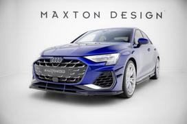 Maxton Design Front Splitter V.1 Audi A3 S-Line Sedan / S3 Sedan 8Y Facelift AU-S3-8YF-S-FD1G