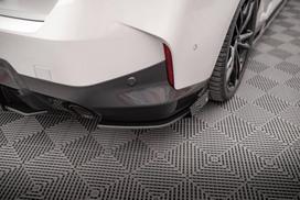 Maxton Design Street Pro Rear Side Splitters + Flaps BMW 2 Coupe M-Pack G42 BM242MPACKCNC-RSD1B+RSF1G