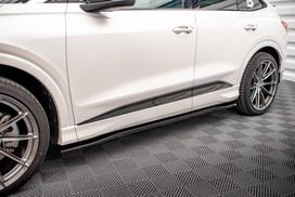 Maxton Design Side Skirts Diffusers Audi Q4 e-tron Sportback S-line Mk1 AU-Q4-ETRON-1-SB-SD1G